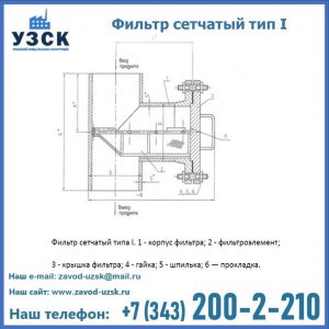 Фильтр сетчатый ФС по Т-ММ-11-2003 в Ставрополе
